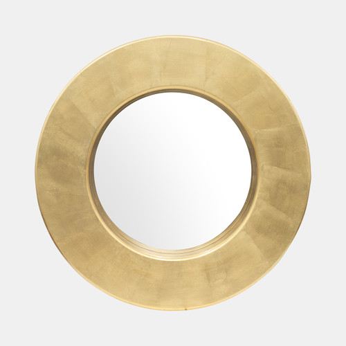 18543-02#32x32, Gold Disc Mirror