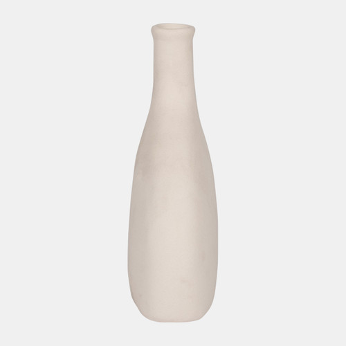 18589-02#Cer, 7" Half Dome Vase, Cotton