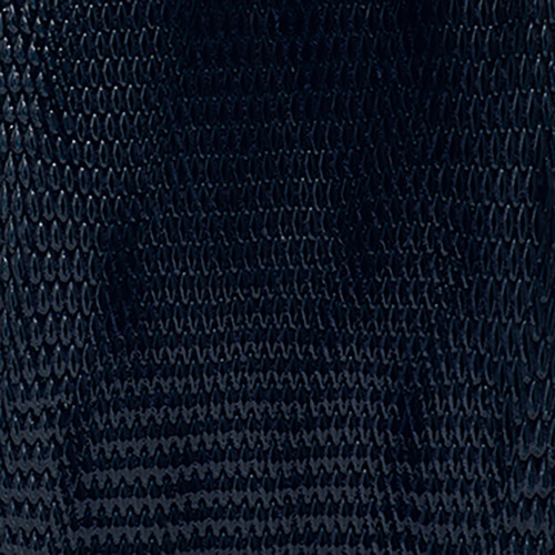 17867-18#Cer, 18" Squared Grooved Vase, Navy Blue