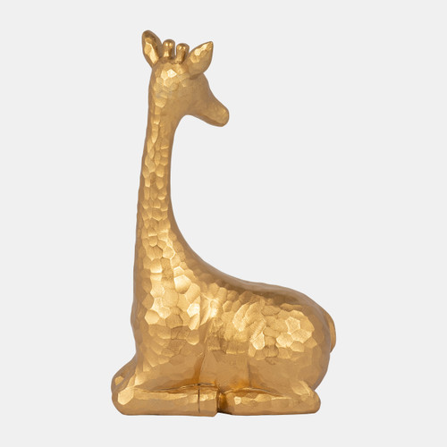 18720#Res, 10" Giraffe Decor, Gold
