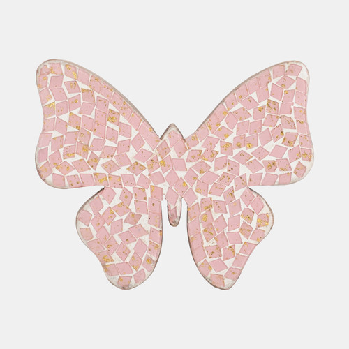 17683-03#6" Mosaic Butterfly, Blush