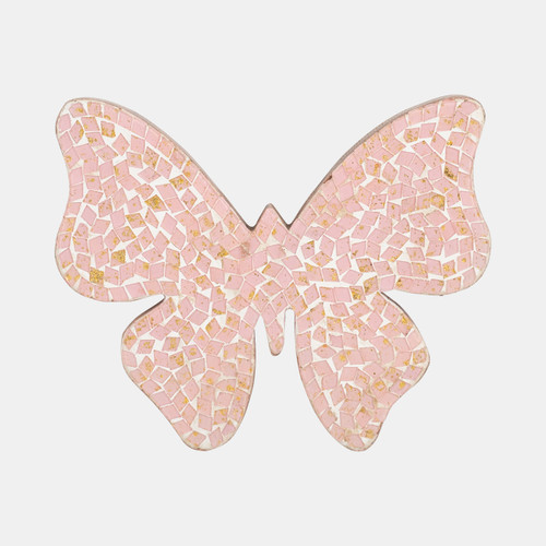 17683-04#8" Mosaic Butterfly, Blush