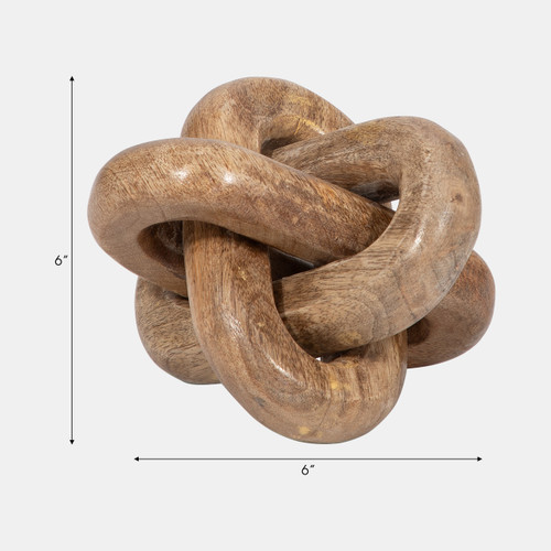 18850-01#Wood, 6" Decorative Knot, Natural