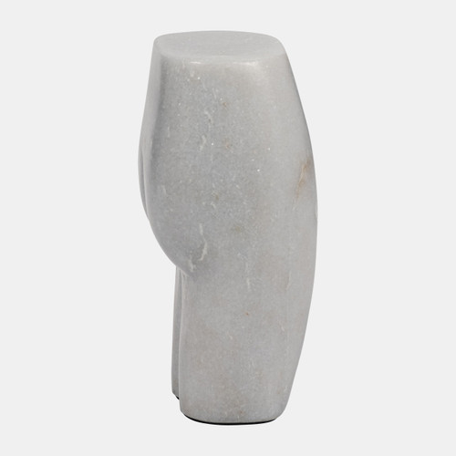 18870#Marble, 5" Booty Object, White