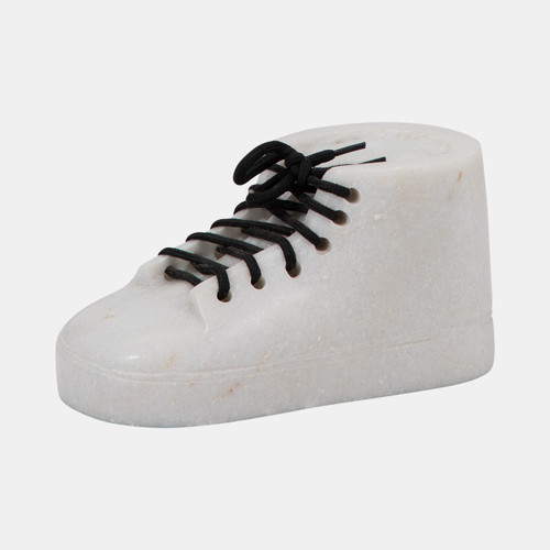 18880#Marble, 6" Tennis Shoe, White