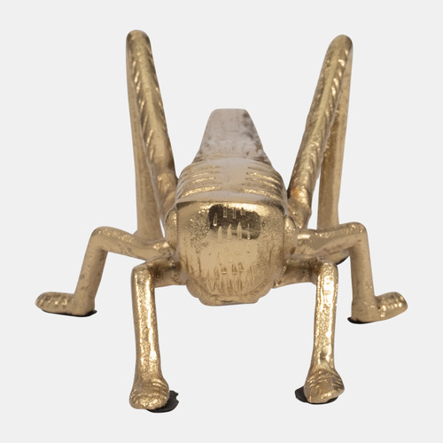 18908#Metal, 9" Grasshopper, Gold