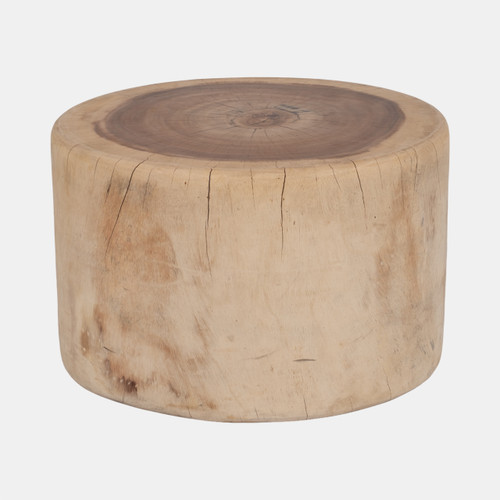 18980#Wood, 25x16 Coffee Table Stump, Natural