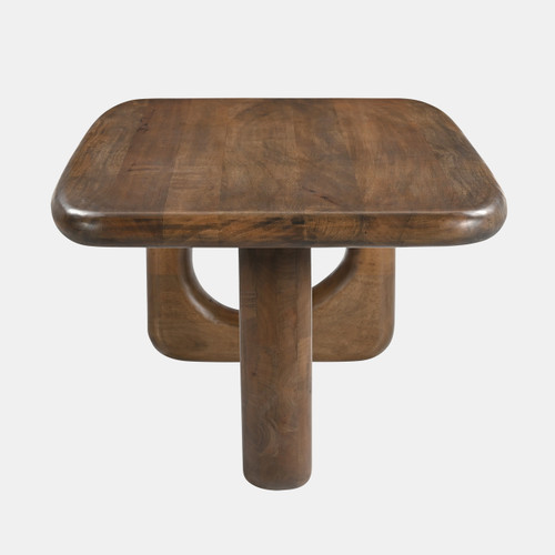 19028#Wood, 48" Modern Mid-century Coffee Table,brwn Kd