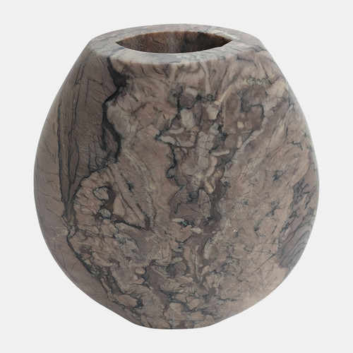 19033#Levanto, 12" Egg Shaped Vase, Multi