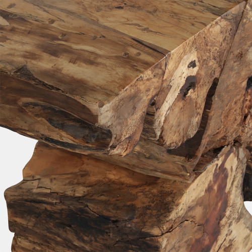 19153#47x30 Exposed Root Console Table, Natural