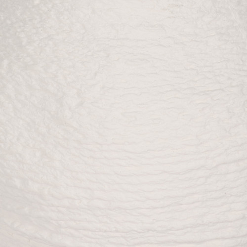 19381-02#7" Woven Textured Vase, White