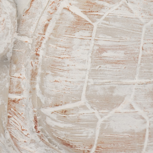 19617#16" Stacked Turtles, White