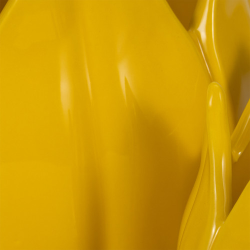 20116-02#S/2 5/8" Petal Planters, Yellow