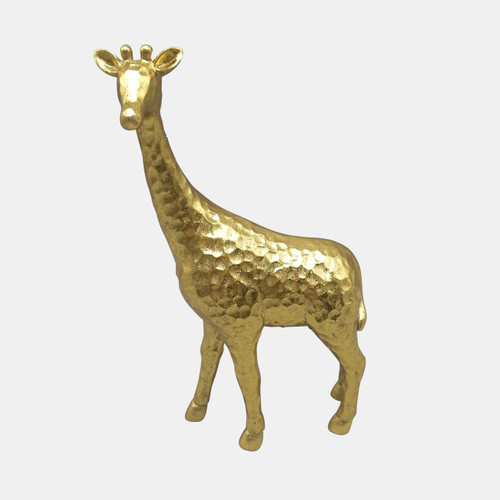 20172#10" Standing Pretty Giraffe, Gold