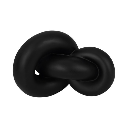 20173-01#9" Resin Knot Decor, Black