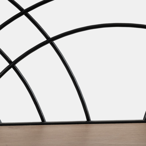 20205#S/3 19/21/24" Wall Shelves, Natural/black