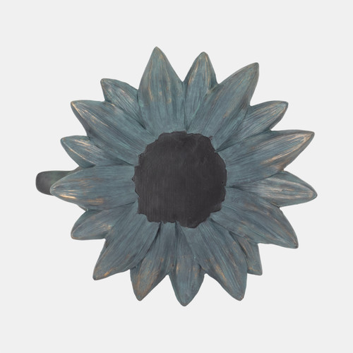 20278#11" Daisy Bird Feeder, Blue