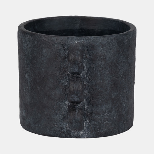 20311-06#13" Arch Handle Planter, Black