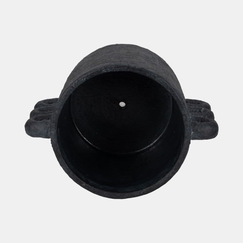 20311-06#13" Arch Handle Planter, Black
