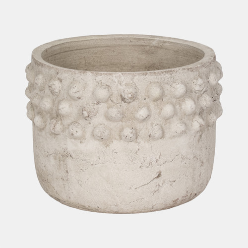 20335-01#12" Half Bubble Weathered Planter, Ivor