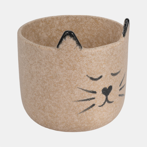 20359#7" Kitty Planter, Tan