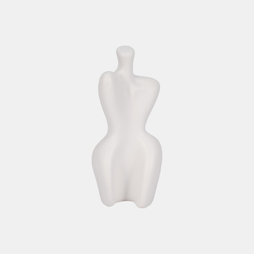20369#10" Textured Figure, White