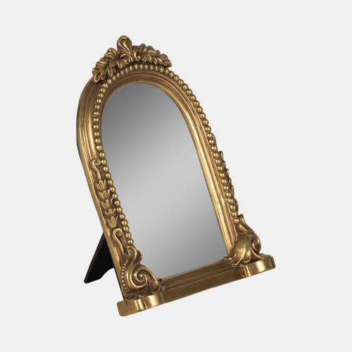 20416-01#4x6 Ornate Arch Photo Frame, Gold