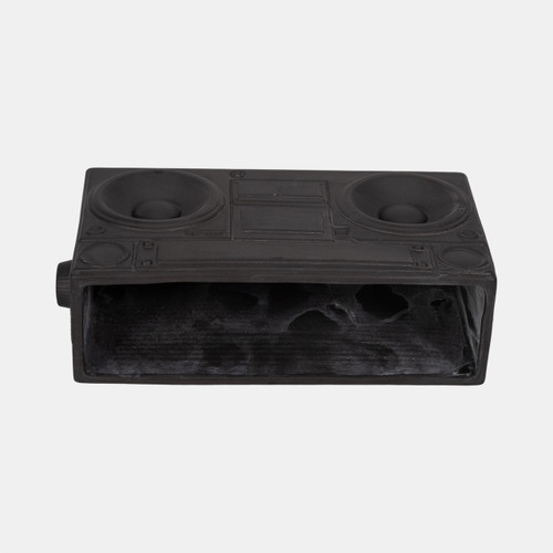 20464#13" Stereo Planter, Grey