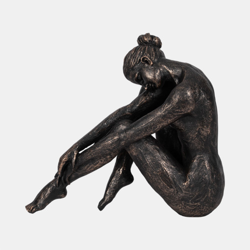 20472-04#16" Resting Ballerina, Bronze