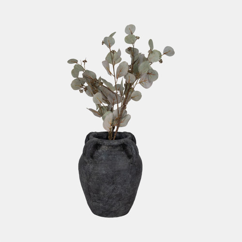 20489-04#12" Multi Handle Jug, Black