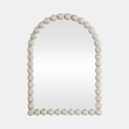 MIRROR MIRROR ガードル ホワイトベージュ 20 in. W x 63 in. H Modern Arched Shape Aluminum Alloy