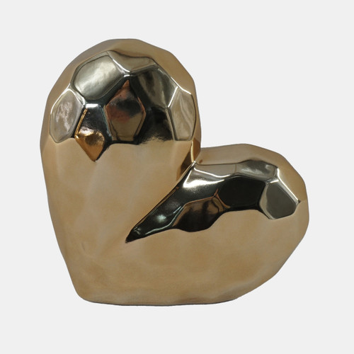 13216-15#8" Rose Gold Ceramic Heart  