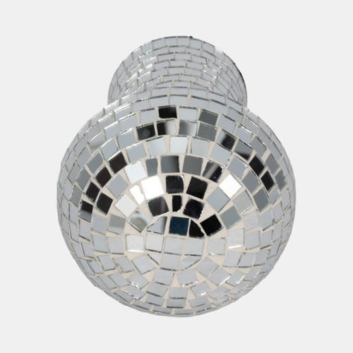 20662-01#9" Mosaic Mushroom, Silver