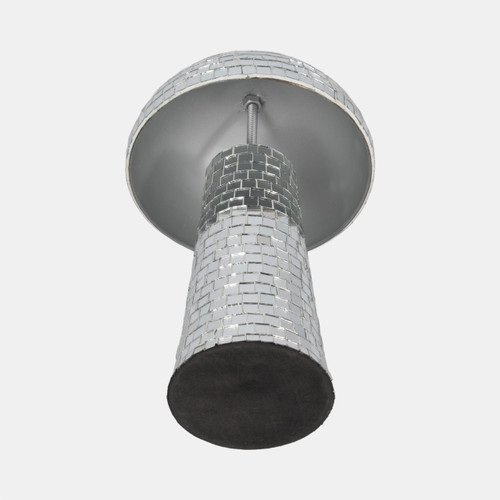 20662-03#12" Mosaic Mushroom, Silver