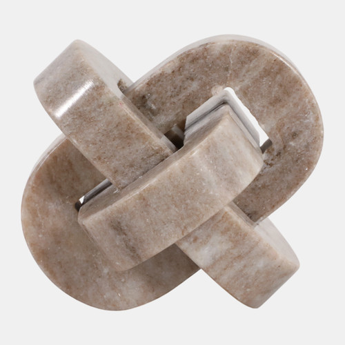 20695#5" Onyx Marble Rounded Knot, Tan