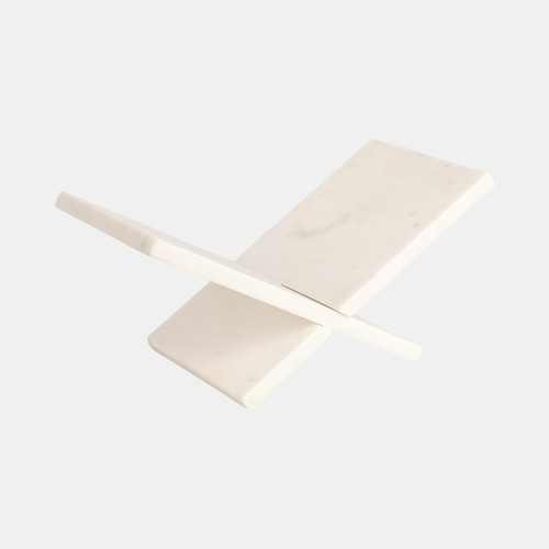 20700#14" Marble Bookstand, White, Kd