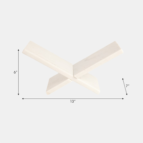 20700#14" Marble Bookstand, White, Kd