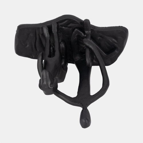 20719#9" Mans Best Friend Sculpture, Black