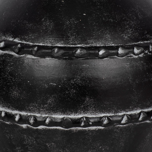 20750-03#16" Traditional Terracotta Vase, Black