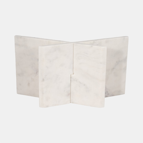 20781-01#18" Marble Bookstand, White, Kd