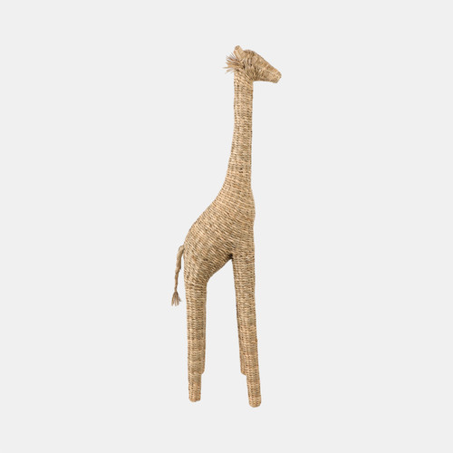20851-01#54" Woven Mendong Giraffe, Natural