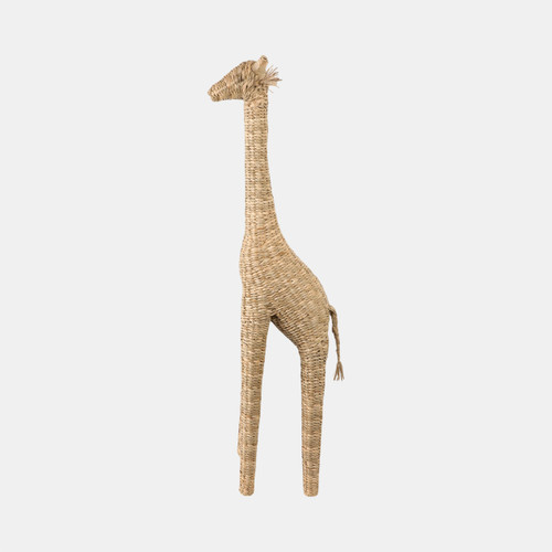 20851-01#54" Woven Mendong Giraffe, Natural