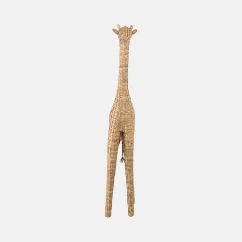 20851-02#57" Woven Mendong Giraffe, Natural
