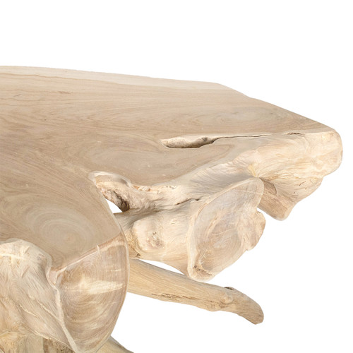 21388#47" Teakwood Console Table, Natural