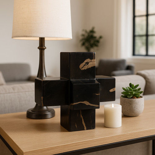 21390#8" Petrified Wood Jack, Multi