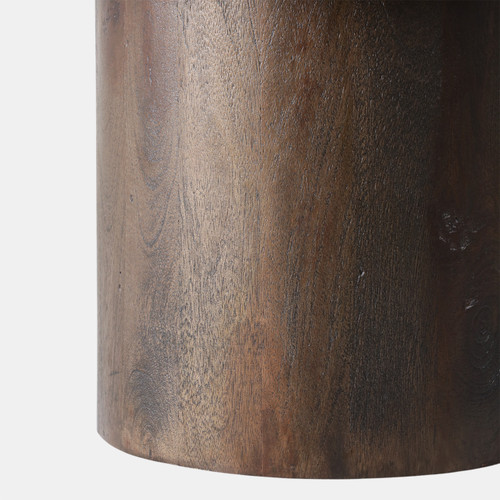 21493#48x16 Curvy Travertine Top Coffee Table, Bwn 2bxs