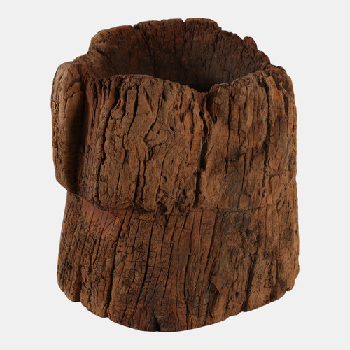 21495#14x14" Reclaimed Wood Bowl, Natural