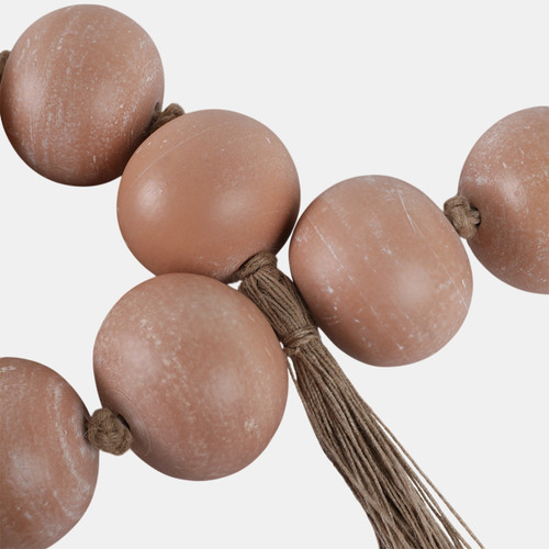 21523#44x3" Terracotta, Bead Garland