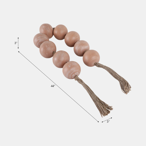 21523#44x3" Terracotta, Bead Garland