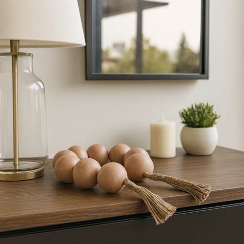 21523#44x3" Terracotta, Bead Garland